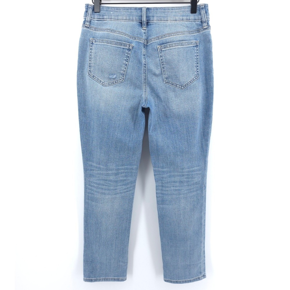 Chico's Women Jeans So Slimming Girlfriend Slim Leg Crop 00 (US‎ 2) Blue - Picture 3 of 10